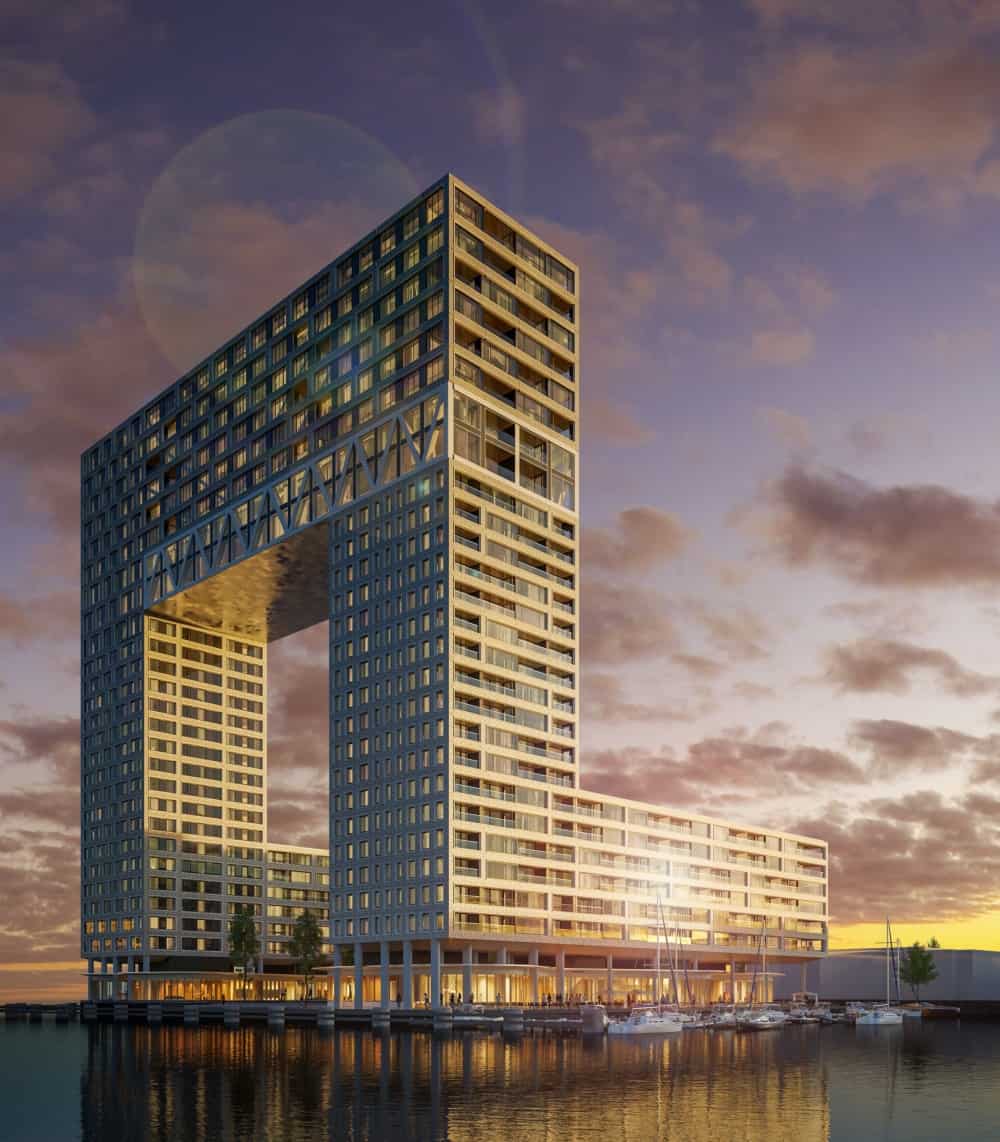 Gelaagd glas — Pontsteiger Amsterdam